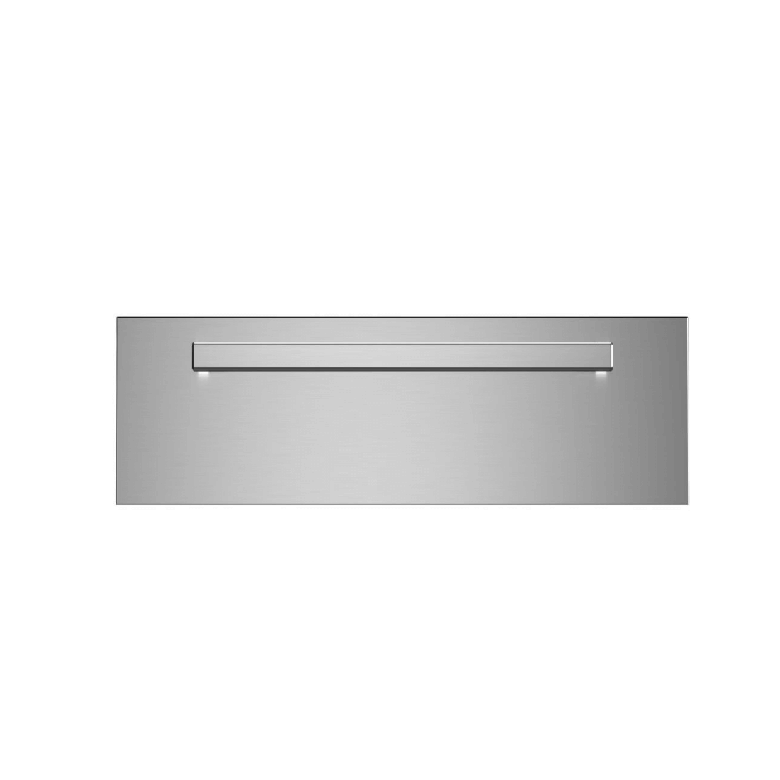 Gaveta Aquecida Bertazzoni Professional 10 Serviços Inox 76cm com design em aço inox escovado e puxador retangular.